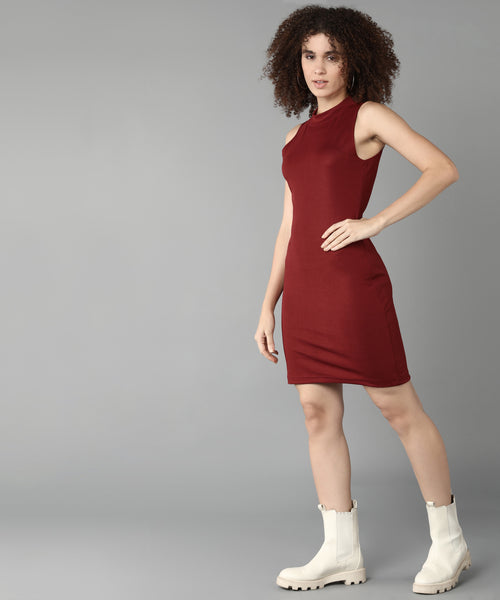 Red One-piece Dress