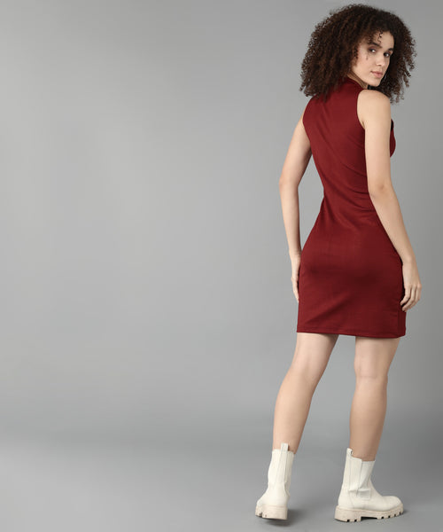 Red One-piece Dress